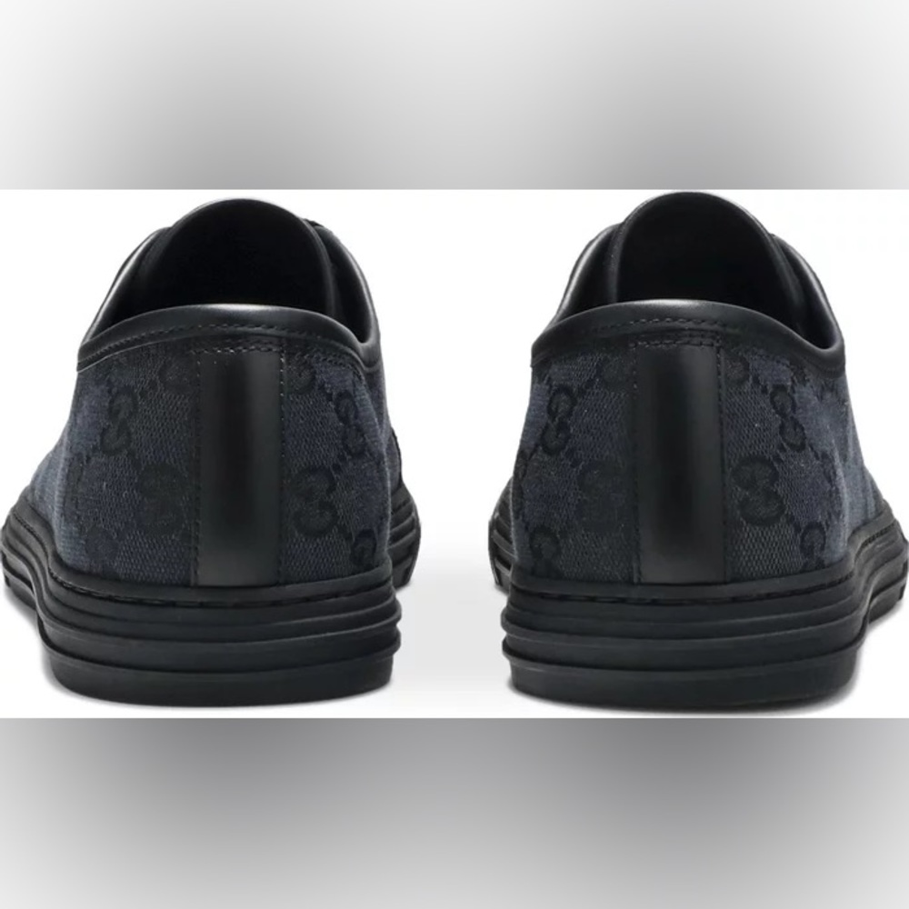 Gucci GG Canvas Low 'Grey Black